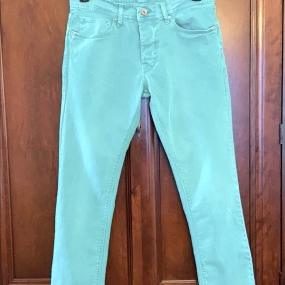 Zara Jeans Kelly Green